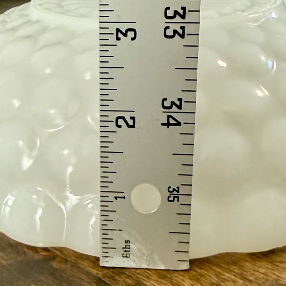 COPY - Anchor Hocking Fire-King Bubble Bowl Opal Milk Glass Serving Bowl VINTAGE - Picture 5 of 5